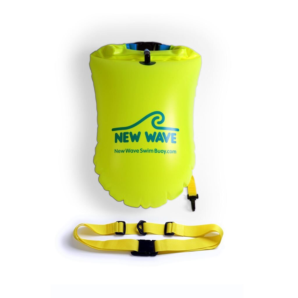 Safety buoy for open water swimming